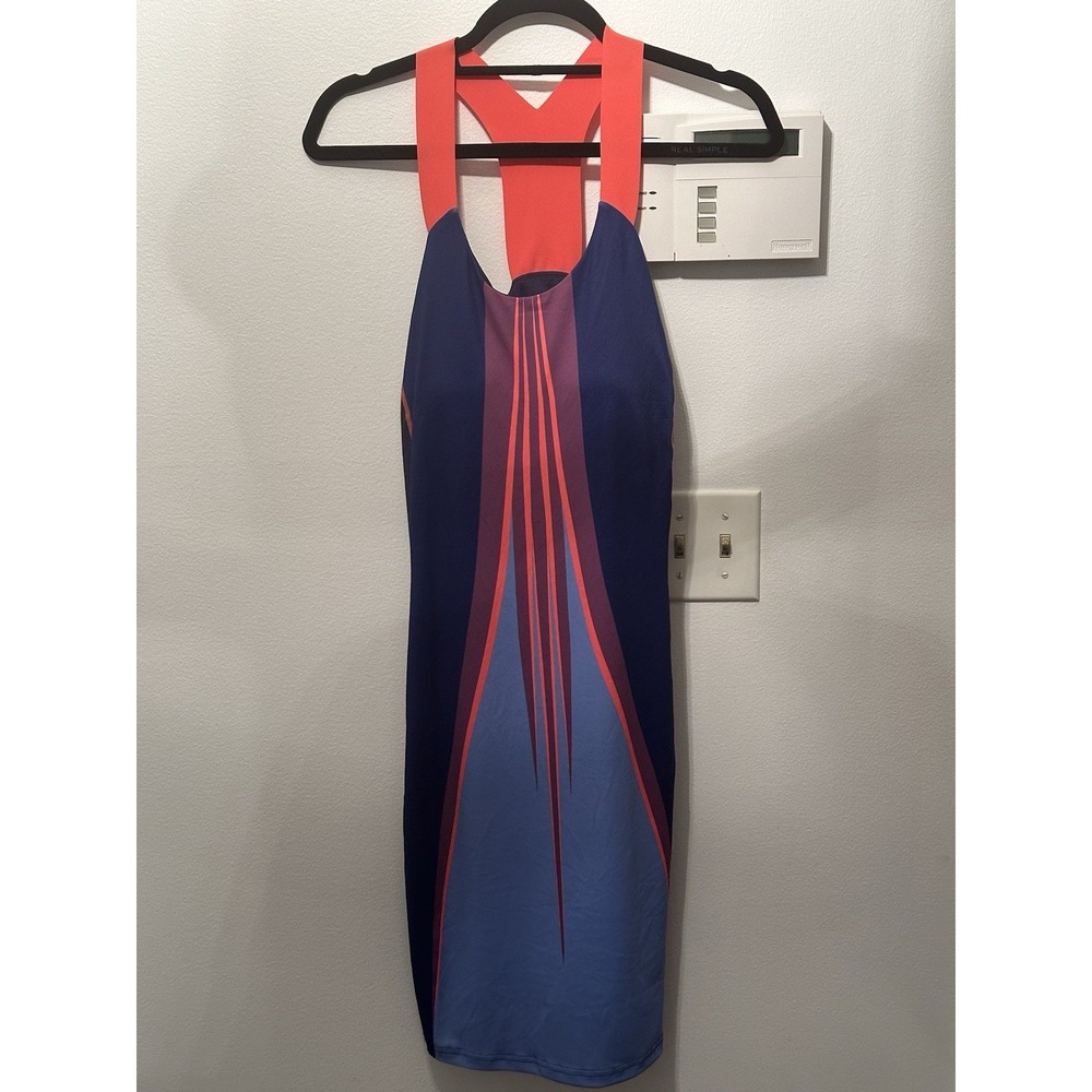 Title Nine Multicolor Tank Mini Dress Golf Athleisure. Size Large. GUC